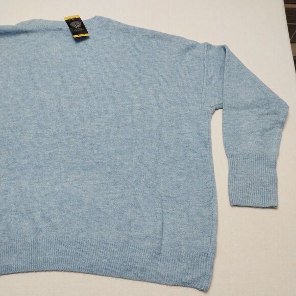 Women’s Holiday Christmas Sweater - SNOWFLAKE sky blue Vince Camuto NWT - Medium - Picture 12 of 14